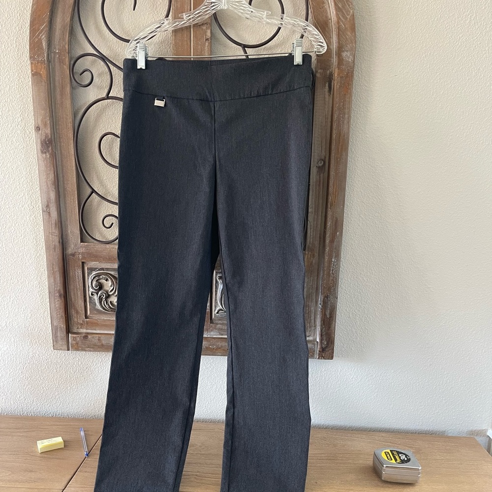 Gray dress pants.